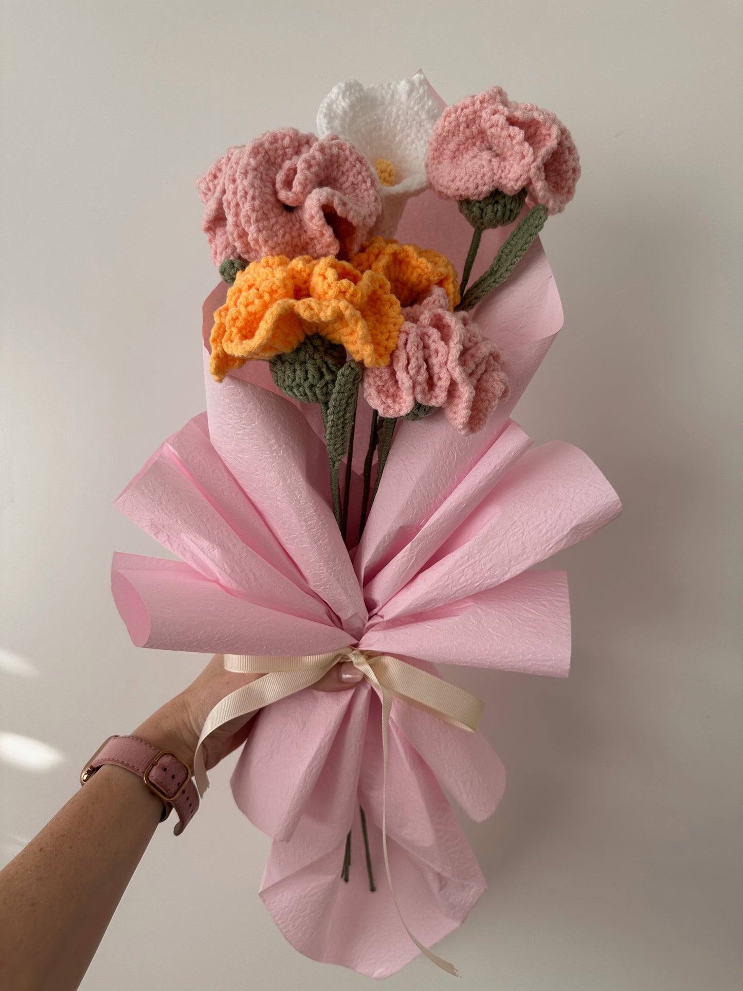 Carnation and Calla Lily Mix Bouquet